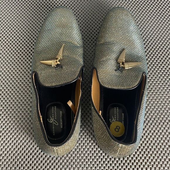 Giorgio Brutini Collide Shoes Mens Size 8 M Gold Blue Slip On Formal Memory Foam main image 12